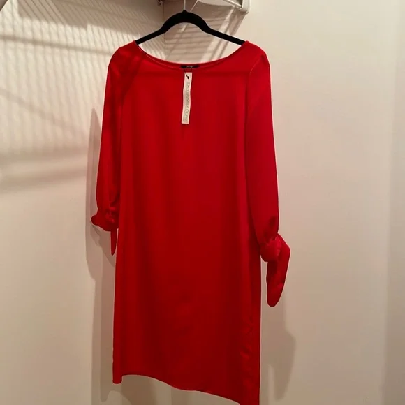 Red midi dress | Lord & Taylor